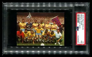 *RARE* 1970 Poly Verlag World Cup 1970 #4 Brazil + Pele PSA 7 POP=1 NONE HIGHER - Picture 1 of 2