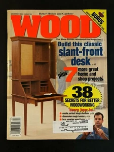 Wood Magazine December 2003 Issue 153 Slant Front Desk - Imagen 1 de 2