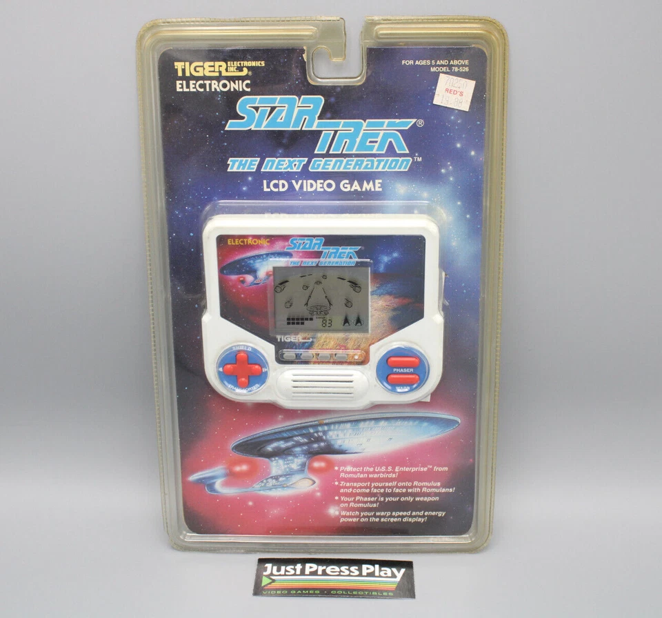 Tiger Electronics Star Trek: The Next Generation Handheld LCD Game New Sealed - Image 1 of 4