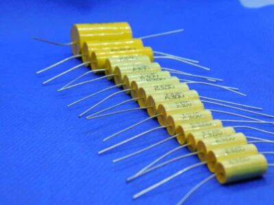 Elecsound - CBB20 - Axial Film Capacitors - 630v 0.001-1.0uF values - 10 Pieces - Image 1 of 4