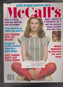 McCall's Magazine Ingrid Bergman Baby Louise Test Tube Baby May 1982 - Picture 1 of 1