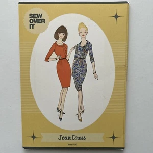 Sew Over It Joan Dress Round Neck Shaped Tea Retro Ladies New Uncut Pattern PLUS - Picture 1 of 10