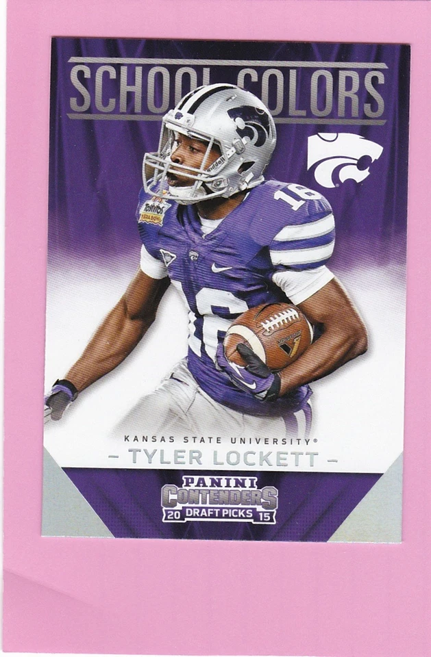 2015 PANINI CONTENDERS School Colors TYLER LOCKETT RC  (Seahawks)  - Image 1 of 1