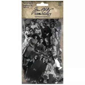Tim Holtz Idea-ology Paper Dolls Die-Cuts 133pcs - Mini - Picture 1 of 2