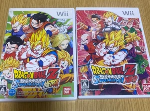 Lot 2 Dragon Ball Z Sparking Meteor & NEO set Nintendo Wii Japan ver Tested - Picture 1 of 3