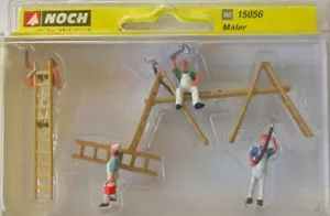 15056 Noch HO 4 imbianchini con accessori scala 1:87 - Bild 1 von 1