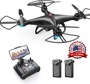 Drone Dron Quadcopter Con Camara1080P HD, Sensor de gravedad, Control de voz NEW - Picture 1 of 9