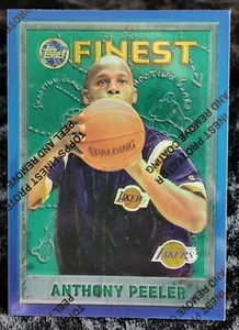 1995-96 TOPPS FINEST Anthony Peeler #187 with PROTECTIVE COATING CARD - MINT - Picture 1 of 2
