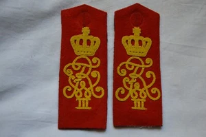 PATTES D'EPAULE ALLEMANDES 14/18-GERMAN SHOULDER BOARDS-FRIEDRICH WILHELM III - Picture 1 of 2