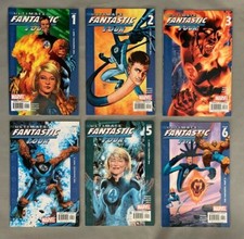 ULTIMATE FANTASTIC FOUR #1, 2, 3, 4, 5 & 6 (2004) BENDIS•MILLAR•KUBERT