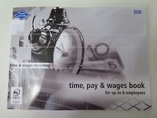 Zions Time Pay Wages Book Up to 6 Employees 27P 210 x 285mm #500