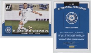 2015 Donruss International Superstars Press Proof Silver /199 Theofanis Gekas