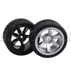 12 x RC Wheel Rims & Rubber Tyres for any Brand of RC1:10 On-Road Car - Picture 1 of 6
