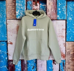 Herren Adidas Pharrell Williams Hoodie Humanrace Pullover MEDIUM halogrün NEU - Bild 1 von 15