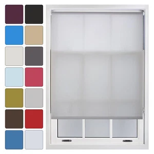 Window Blinds Custom Made to Measure Daylight Easy Fit Roller Blind UK Seller - Picture 1 of 28