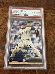 Trevor Hoffman Signed Fleer Ultra Card Psa Dna Coa Slabbed Padres Autographed - Picture 1 of 4