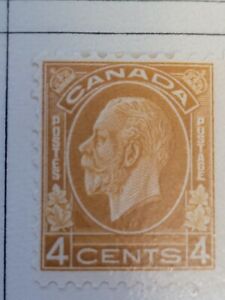 1932 Canada Post 4c King George V #198 MNH Stamp