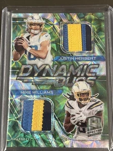 Parche de radiocontrol Justin Herbert Mike Williams 2020 Spectra Dynamic Duos verde neón/25 - Imagen 1 de 2