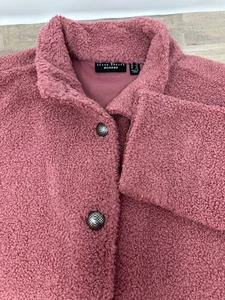 Giacca Susan Graver Weekend Maglia Boucle Bottone-Fronte Vintage Rosa Taglia 1X Plus - Foto 1 di 10