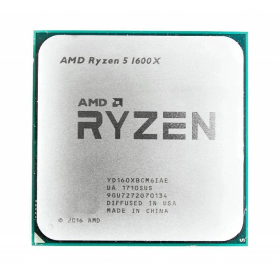 AMD Ryzen 5 1600X CPU 3.6GHz Socket AM4 95W Processor - Image 1 of 1