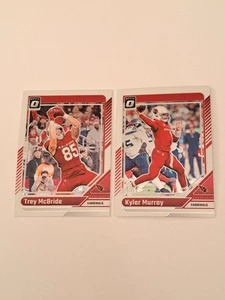 2024 Donruss Optic Football Cardinals (2) Card Lot McBride Murray - Picture 1 of 4
