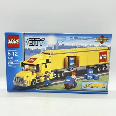 Lego City 3221 Lego City Truck Retired 2010 Semi Truck Tractor Trailer New - Image 1 of 4