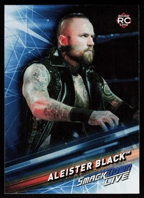 2019 Topps WWE SmackDown Live Aleister Black #2 WRESTLING CARD Rookie RC - Image 1 of 2