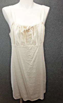 Cotton On Size S Petite Gathered Bodice Strappy Lined Cotton Dress - image 1 of 4