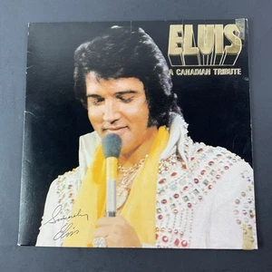 Elvis Presley-A Canadian Tribute LP - RCA KKL1-7065 Gold/Yellow Vinyl 1978 - Picture 1 of 8