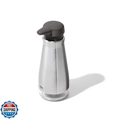 OXO Good Grips Stainless Steel Soap Dispenser, Kitchen and Bathroom Accessori - Image 1 of 4