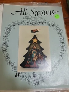 Vintage Tole Painting Pattern Packet: Musical Christmas Tree by Rosemary West - Picture 1 of 3