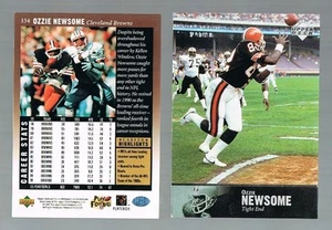 Ozzie Newsome #154 Browns 1997 ud cubierta superior NFL Legends - Imagen 1 de 1