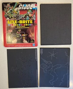 Lite Brite G.I. Joe Refill Sheets 1982 Hasbro Missing Only 2 Sheets - Bild 1 von 9