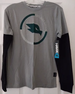 ¡NUEVO! Camiseta Tony Hawk Manga Larga Niño Talla LG 14/16 Gris y Negro - Imagen 1 de 3