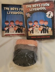 Beatles Boys From Liverpool Crochet Set/Kit B30 - Imagen 1 de 14