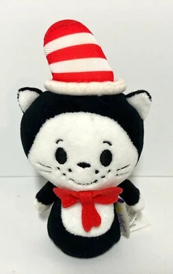 Плюшевое мягкое животное Hallmark Itty Bittys Dr. Seuss Cat In The Hat 5,5 дюйма - Изображение 1 из 4