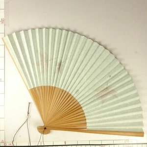 YU171 SENSU Japanese Fan Art painting Picture Geijyutu Traditional Vintage - Picture 1 of 12