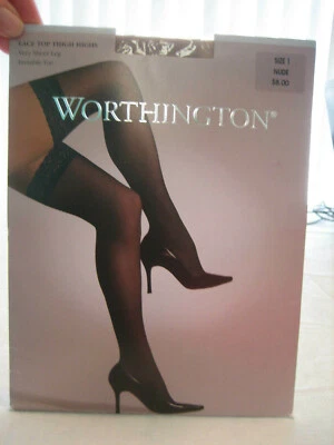 Medias altas hasta el muslo estilo 1732 - talla 1 nude NOS WORTHINGTON Foto 1 de 4