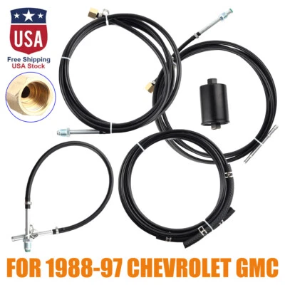 Kit de líneas de combustible de nailon tanque a motor - para camionetas Chevrolet GMC C/K 1988-1997 GAS Foto 1 de 4