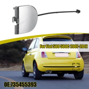 Car Rear Bumper Towing Hook Eye Cover Cap For Fiat 500 500C 2007~2012 735455393 - Bild 1 von 9