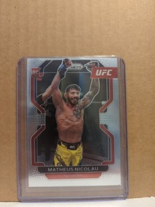 2022 Panini Prizm UFC Matheus Nicolau Rookie #168
