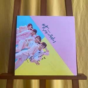 Park Seo Jun Autografiado Fight For My Way LP ROSA K-POP ÁLBUM COLECCIÓN RARO - Imagen 1 de 3