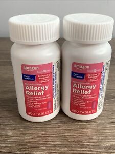 2 Allergy Relief Diphenhydramine HCI 25 mg, 400 Tabs Each Exp 9/24