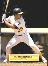 1989 Donruss Pop-Ups #9 Terry Steinbach 