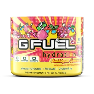 G Fuel Bubblegum Lemonade Hydration Tub
