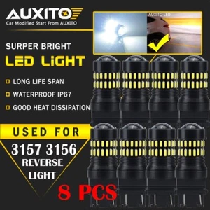 8 PC Back up Reverse Light 3157 3156 LED Bulb For Ford F-150 1991-2018 2017 2016 - Picture 1 of 12