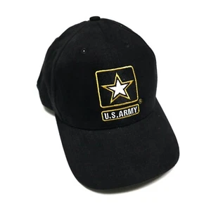 Vintage Go Army black baseball cap Mens One size strapback Made in USA - Picture 1 of 4