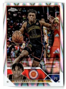 2023 Topps Chrome McDonald's All American #17 Jeremy Fears Jr. RayWave - Bild 1 von 2