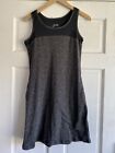 T56 Columbia Sportswear Black Gray Spacedye Sleeveless Dress Womens Medium