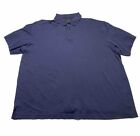 Jos. A Bank Reserve Collection Golf Polo Shirt Sz XL Blue Pima Cotton